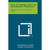 How to Prepare Effective Engineering Proposals: A Workbook for the Proposal Writer - Paperback