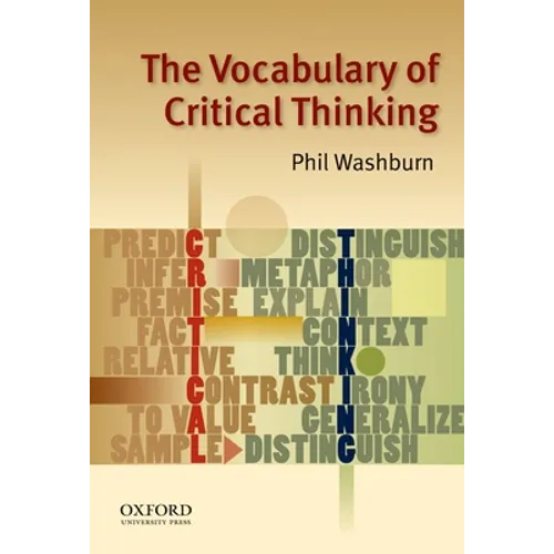 The Vocabulary of Critical Thinking - Paperback