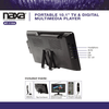 Naxa 10" Portable 12 Volt Television & Digital Multimedia Player