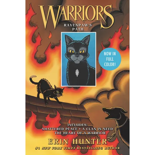 Warriors: Ravenpaw's Path: 3 Full-Color Warriors Books in 1: Shattered Peace, a Clan in Need, the Heart of a Warrior - Paperback