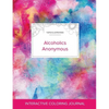 Adult Coloring Journal: Alcoholics Anonymous (Turtle Illustrations, Rainbow Canvas) - Paperback