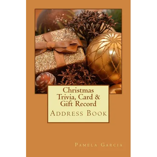 Christmas Trivia Card & Gift Record: Address Book - Paperback