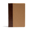 KJV Rainbow Study Bible, Brown/Tan Leathertouch - Imitation Leather