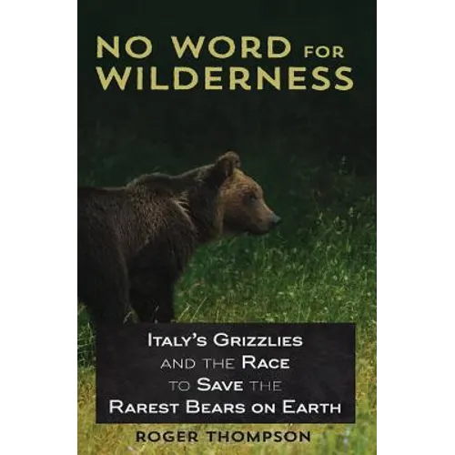 No Word for Wilderness: Italy's Grizzlies and the Race to Save the Rarest Bears on Earth - Paperback