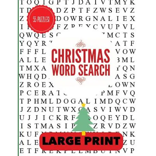 Christmas Word Search Large Print: Christmas Word Find, Christmas Puzzles, Large Print Word Search, Large Print Word Find - Paperback