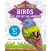 Large Print Color by Numbers Birds: Easy-To-Read - Paperback