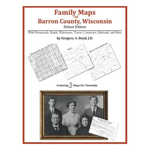 Family Maps of Barron County, Wisconsin - Paperback