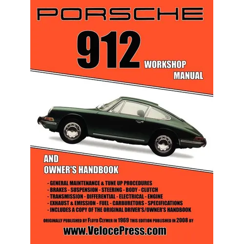 Porsche 912 Workshop Manual 1965-1968 - Paperback