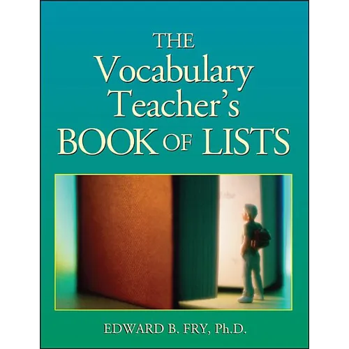 The Vocabulary Teacher's Book of Lists - Paperback