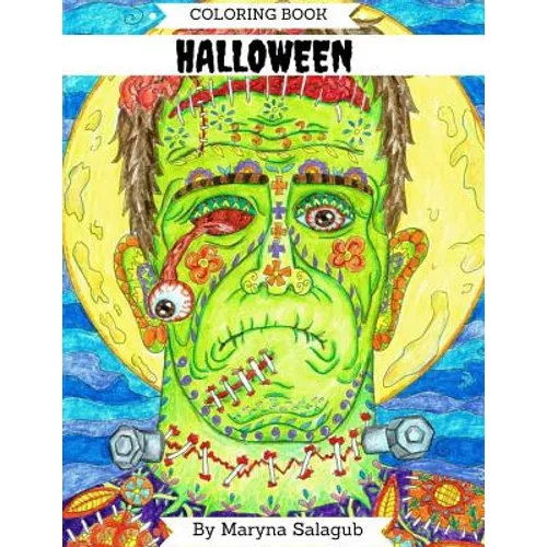 Halloween coloring book - Paperback