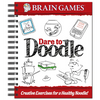 Brain Games - Dare to Doodle (Adult) - Spiral