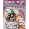 Autumn Magic Grayscale Coloring Book: Autumn Fairies, Witches, and More! - Paperback