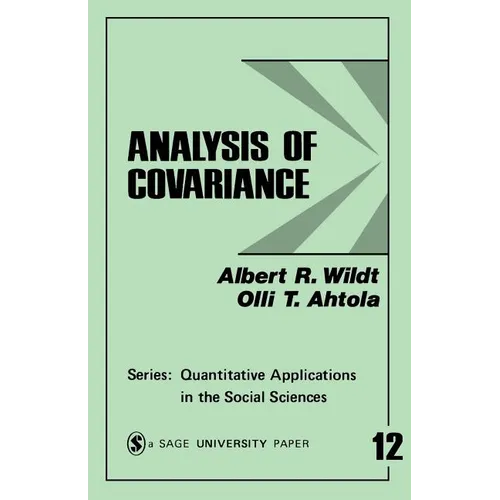 Analysis of Covariance - Paperback