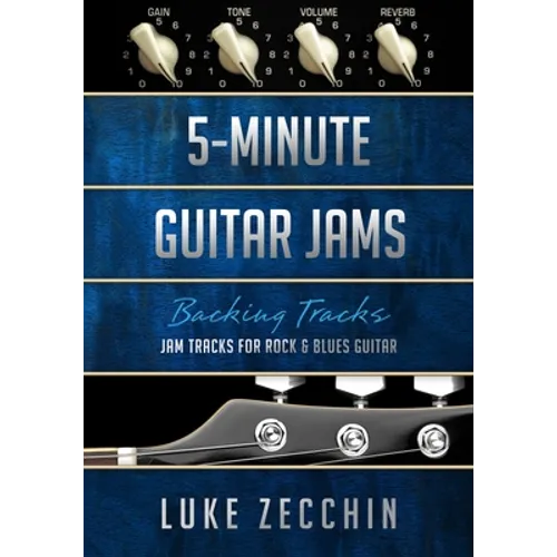 5-Minute Guitar Jams: Jam Tracks for Rock & Blues Guitar (Book + Online Bonus) - Paperback