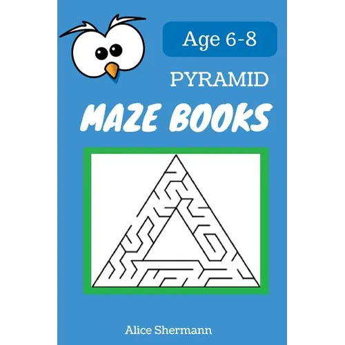 Pyramid MAZE Book for Kids Ages 6-8: 50 Maze Puzzle Games to Boost Kids' Brain, Pocket Size 6x9 Inch, Large Print - Paperback