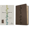 The Daily Walk Bible Nlt, Filament Enabled (Leatherlike, Stepping Stones Dark Taupe) - Imitation Leather