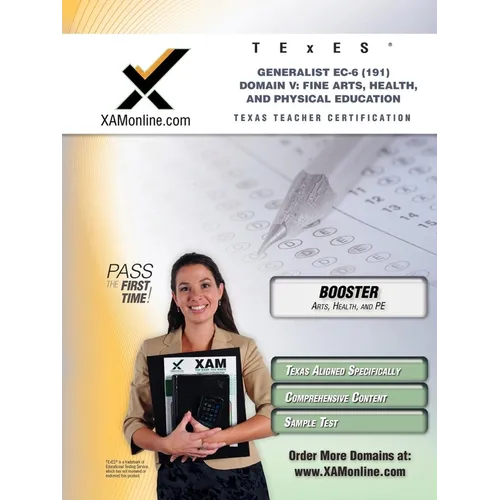 TExES Generalist Ec-6 191 Fine Arts, Health and Physical Education Boost Edition - Paperback