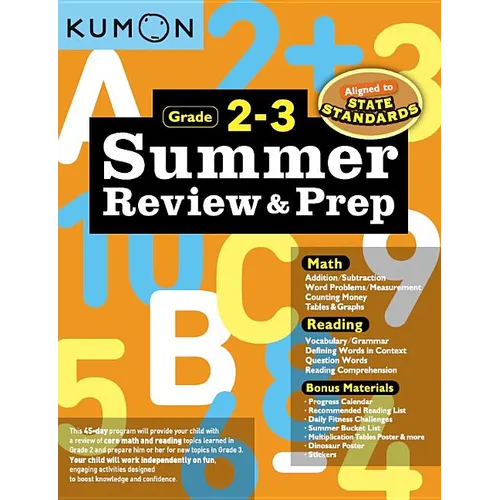 Kumon Summer Review and Prep 2-3 - Paperback