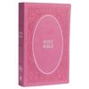 NKJV, Holy Bible, Soft Touch Edition, Imitation Leather, Pink, Comfort Print - Imitation Leather