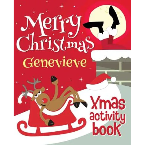 Merry Christmas Genevieve - Xmas Activity Book: (Personalized Children's Activity Book) - Paperback
