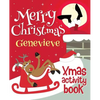 Merry Christmas Genevieve - Xmas Activity Book: (Personalized Children's Activity Book) - Paperback