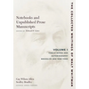 Notebooks and Unpublished Prose Manuscripts: Volume I: Family Notes and Autobiography, Brooklyn and New York - Paperback