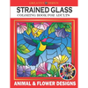 Creative Design Stained Glass Coloring Book for Adults: Animal & flower designs, Stress Relieving Designs, color me! - Paperback
