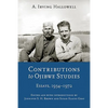 Contributions to Ojibwe Studies: Essays, 1934-1972 - Paperback