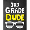 3rd Grade Dude: Funny Back To School notebook, Gift For Girls and Boys,109 College Ruled Line Paper, Cute School Notebook, School Composition Notebook - Paperback