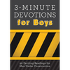 3-Minute Devotions for Boys: 90 Exciting Readings for Men Under Construction - Paperback