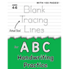Blank Tracing Lines for ABC Handwriting Practice (Large 8.5"x11" Size!): (Ages 4-6) 100 Pages of Blank Practice Paper! - Paperback