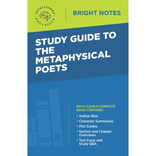 Study Guide to The Metaphysical Poets - Paperback