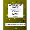 8th Grade WASHINGTON WASL, MATH, Test Prep: 2019: 8th Grade Washington Assessment of Student Learning MATH Test prep/study guide - Paperback