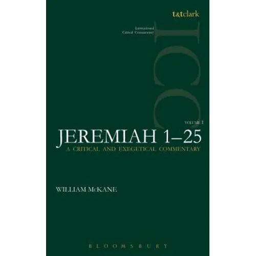 Jeremiah (ICC): Volume 1: 1-25 - Paperback