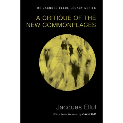 A Critique of the New Commonplaces - Paperback