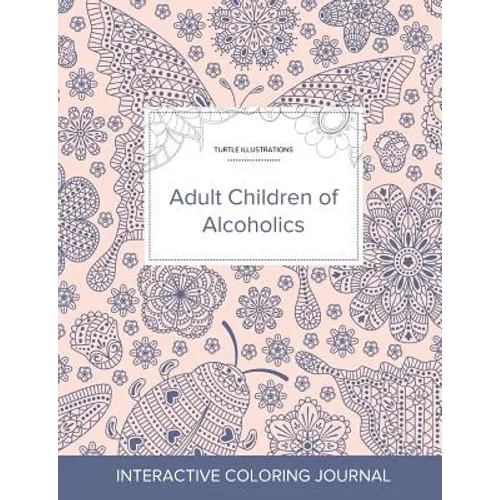 Adult Coloring Journal: Adult Children of Alcoholics (Turtle Illustrations, Ladybug) - Paperback