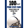 100 Things Penn State Fans Should Know & Do Before They Die - Paperback