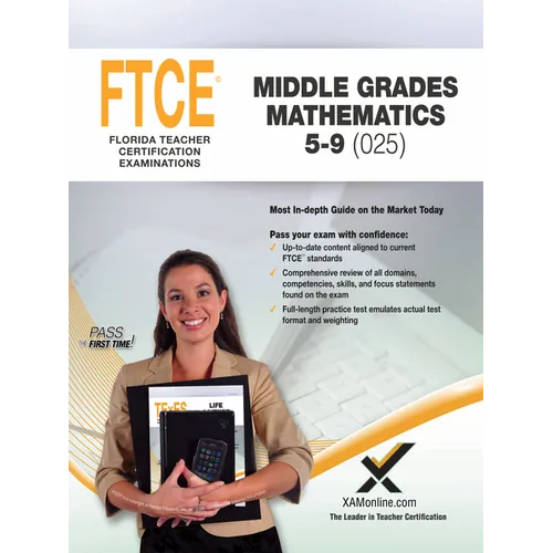 2017 FTCE Middle Grades Math 5-9 (025) - Paperback