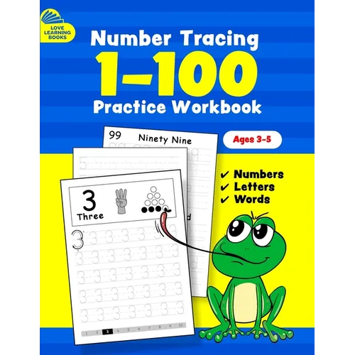Number Tracing Book for Preschoolers and Kids: Learn Numbers and Math Activity Book for Kids 3-5, Kindergarten, Homeschool and Preschoolers - Paperback
