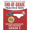 NORTH CAROLINA TEST PREP End-of-Grade Practice Tests English Language Arts/Reading Grade 5: Preparation for the End-of-Grade ELA/Reading Tests - Paperback