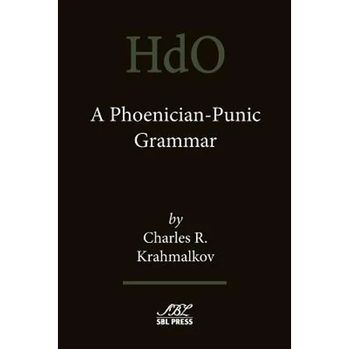 A Phoenician-Punic Grammar - Paperback