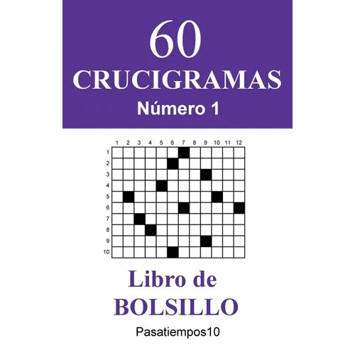60 Crucigramas Libro de Bolsillo - N. 1 - Paperback