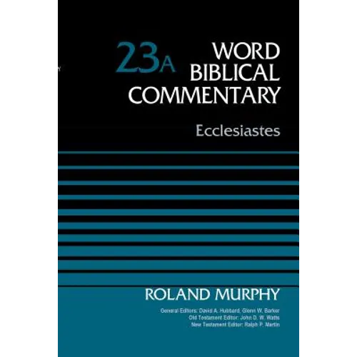 Ecclesiastes, Volume 23a: 23 - Hardcover