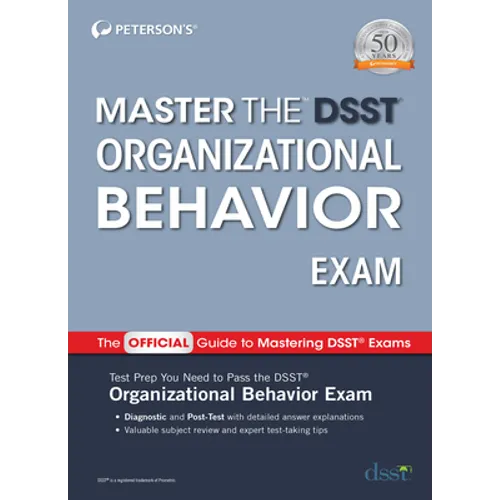 Master the DSST Organizational Behavior Exam - Paperback