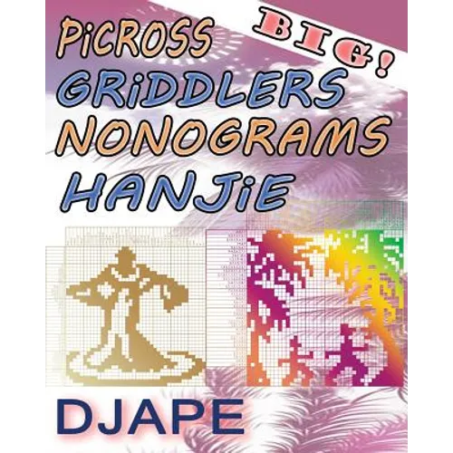 BIG Picross Griddlers Nonograms Hanjie - Paperback
