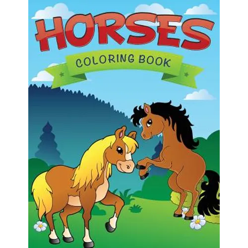 Horses Coloring Book - Paperback
