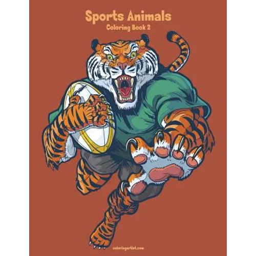 Sports Animals Coloring Book 2 - Paperback