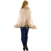 Fur Short Length Shawl SH923 (2PC)