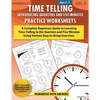Time Telling - Introducing Quarters and Five Minutes - Practice Worksheets Workbook With Answers: Daily Practice Guide for Elementary Students - Paperback