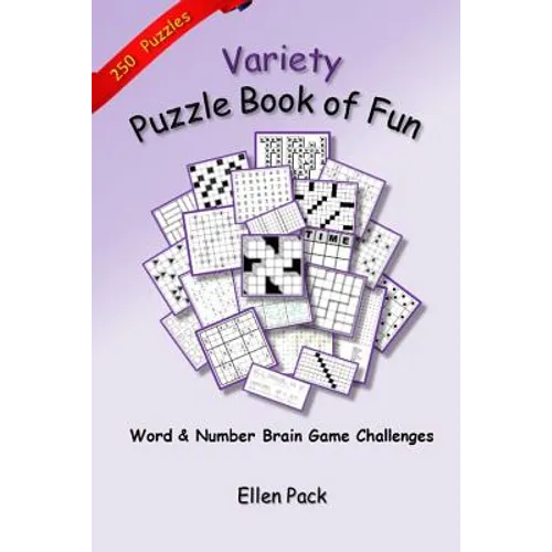 Variety Puzzle Book of Fun: Word and Number Brain Game Challenges - Paperback